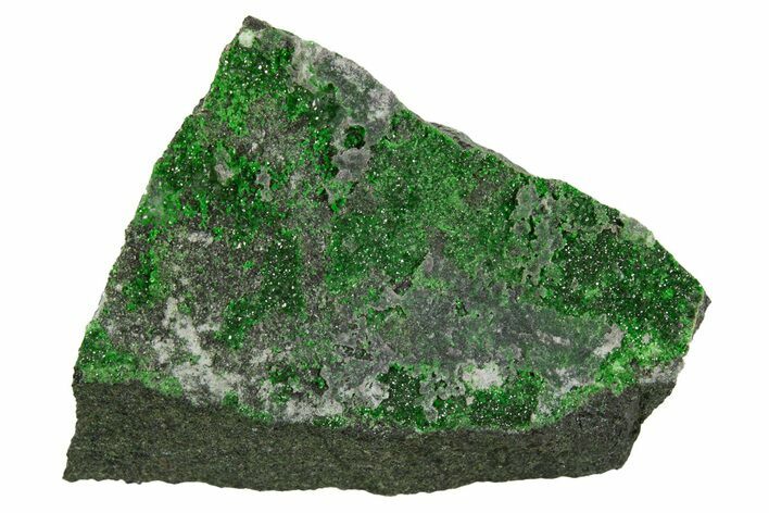 Sparkly Green Uvarovite Garnets - Russia #344504